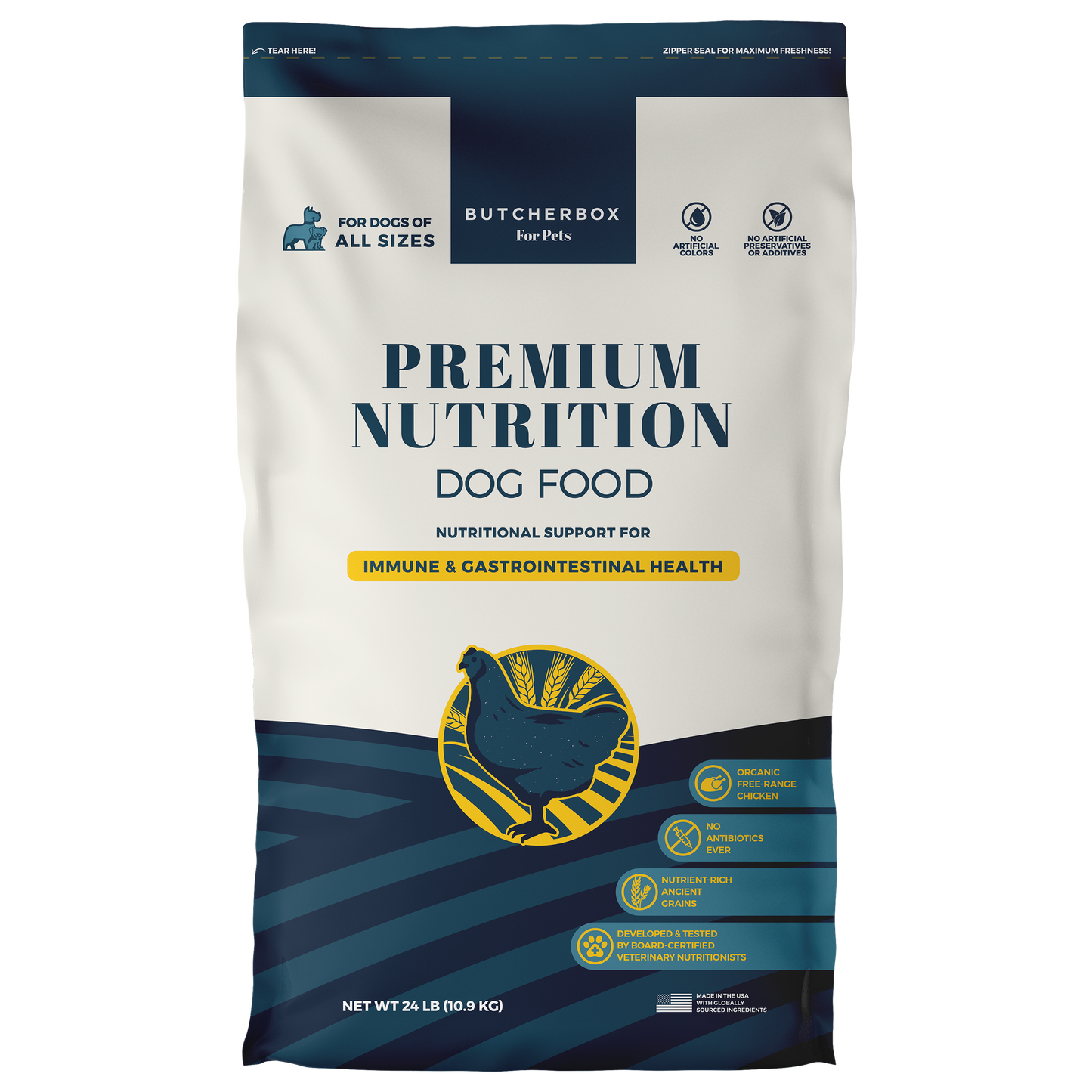 Premium Nutrition Dog Food - Chicken Recipe