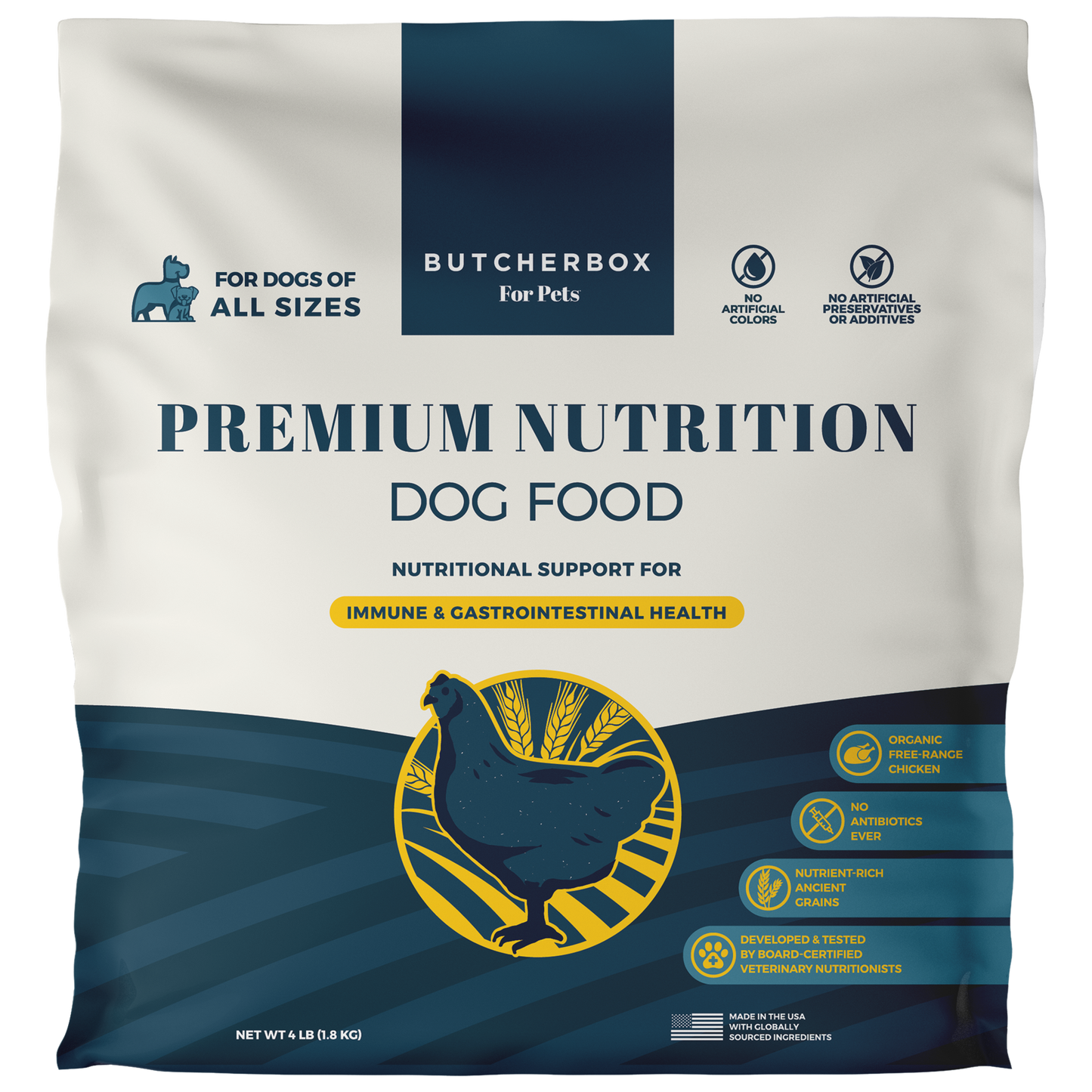 Premium Nutrition Dog Food - Chicken Recipe