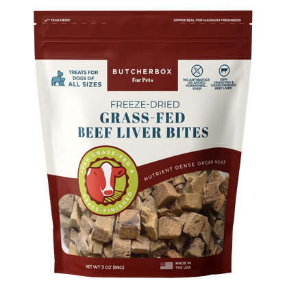 🎁 Single Ingredient Freeze-Dried Beef Liver Bites (100% off)