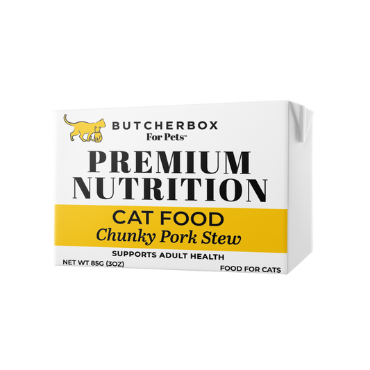 Premium Nutrition Cat Food Chunky Pork Stew