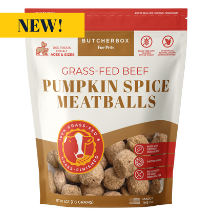 Freeze-Dried Pumpkin Spice Meatballs