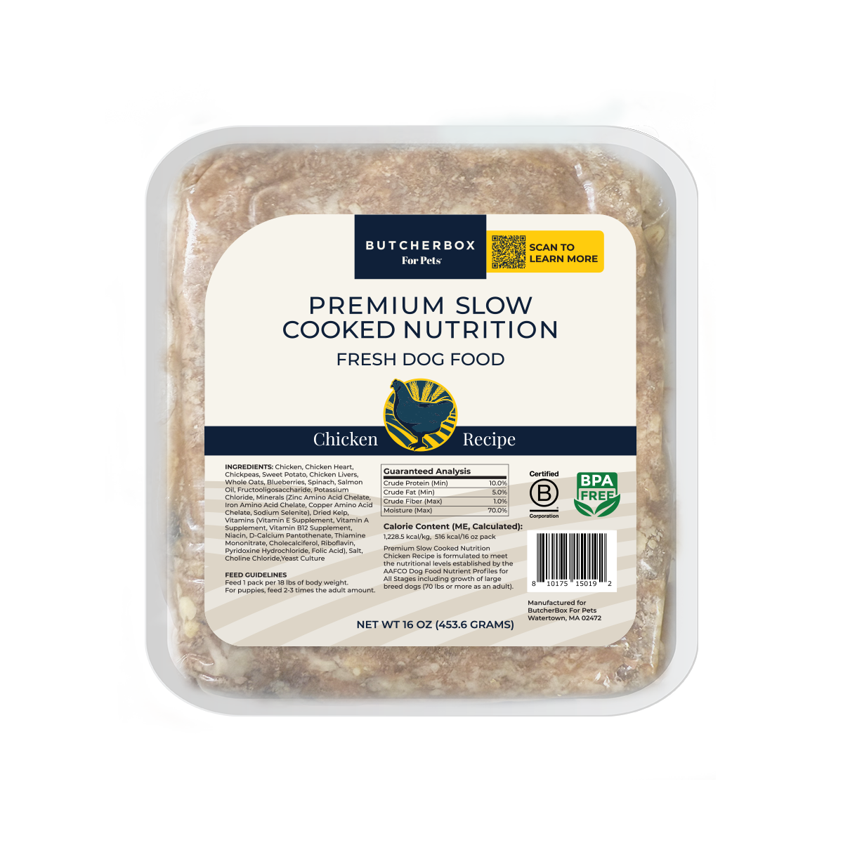 Premium Slow-Cooked Nutrition Fresh Dog Food